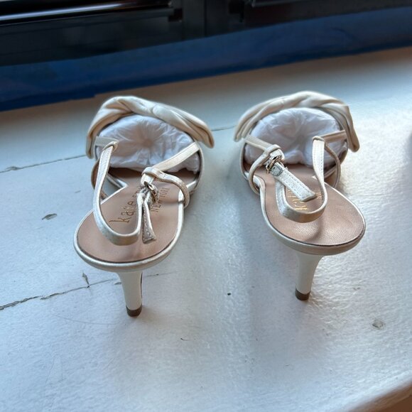 Kate Spade Cream Bow Heels